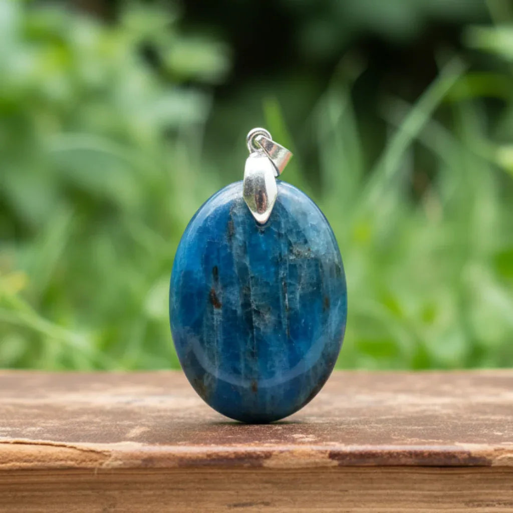 Pendentif en Apatite bleue (PE1652)