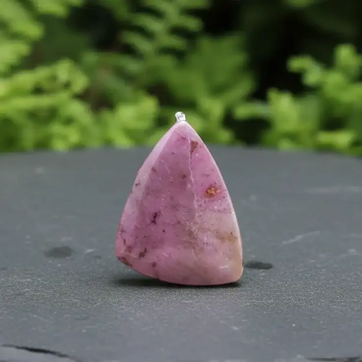 Pendentif en Jade Lavande (PE1632)