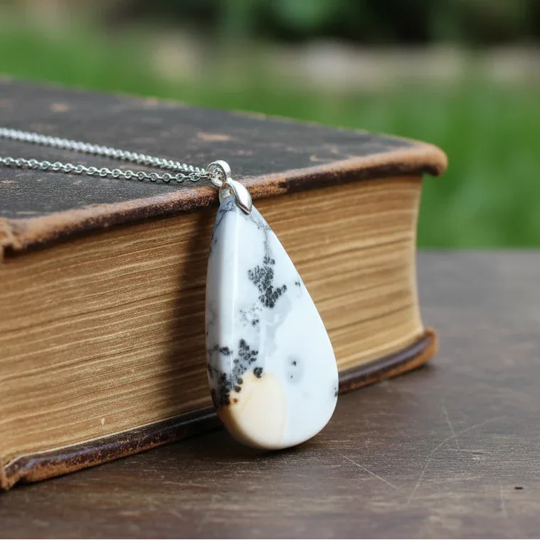 Pendentif en Jaspe Maligano (PE1257)