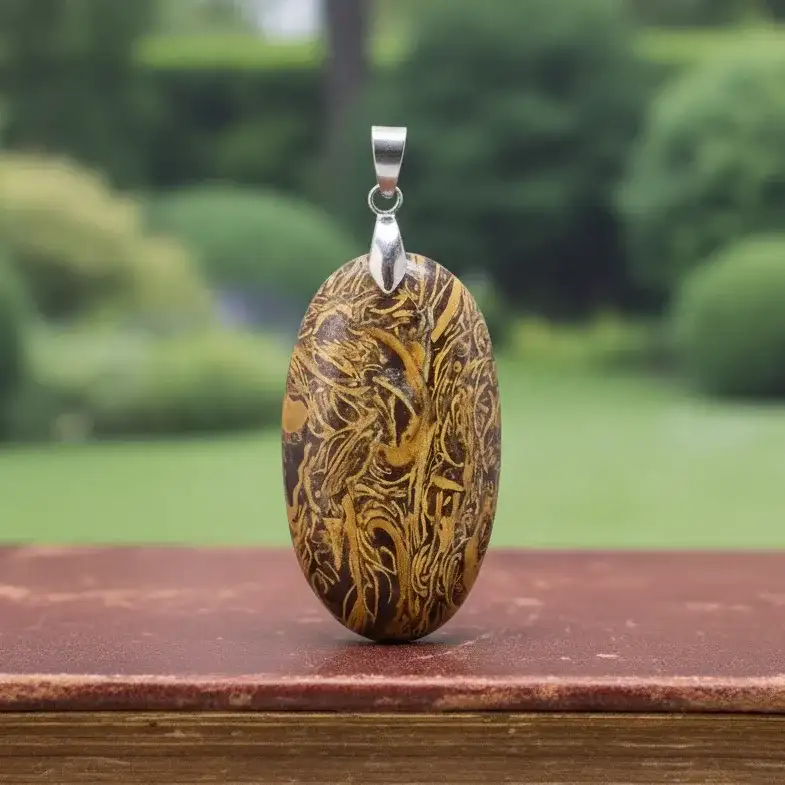 Pendentif en Jaspe Maryam (PE1690)