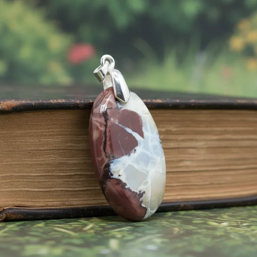 Pendentif en Lithophyse (Rhyolite) (PE1598)