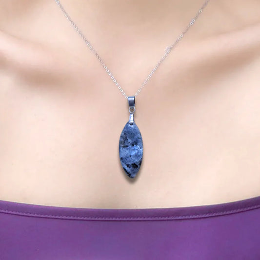 Pendentif en Larvikite (PE2030)