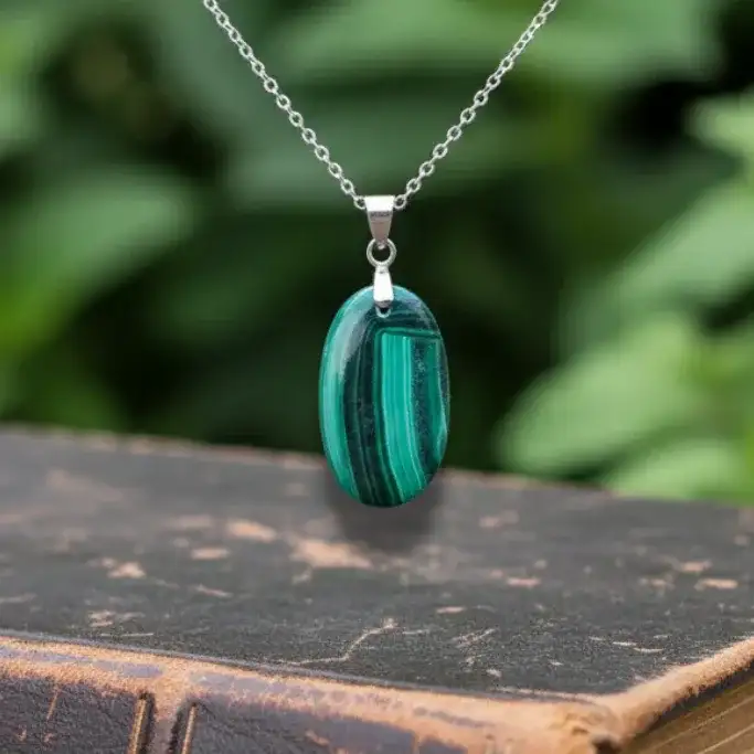 Pendentif en Malachite (PE2000 - 1)