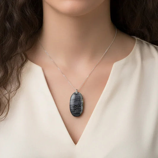 Pendentif en Marbre Picasso (PE1104)