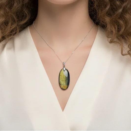 Pendentif en Œil de Faucon (PE1639)