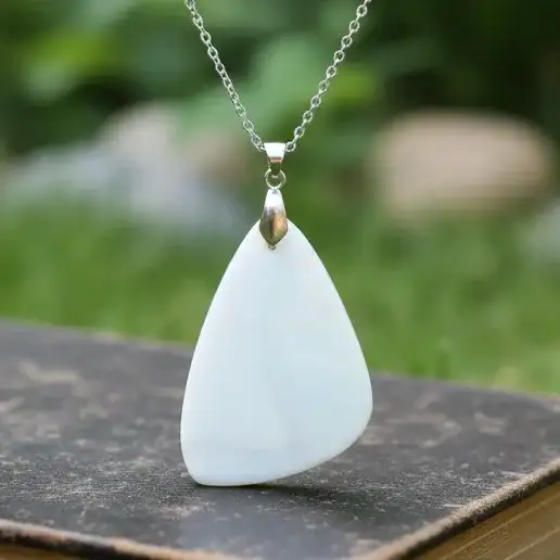 Pendentif en Opale blanche (PE1172 - 1)