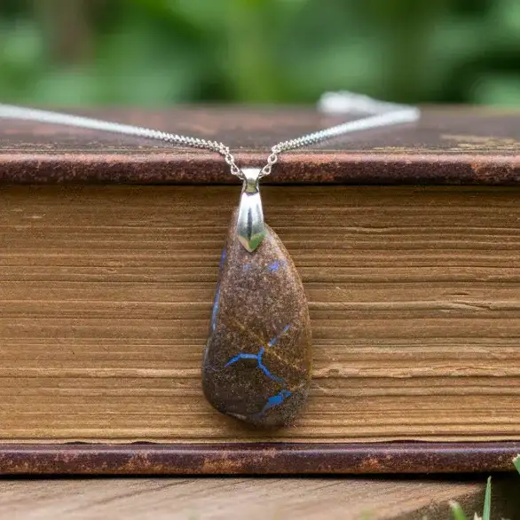 Pendentif en Opale Boulder (PE1566)