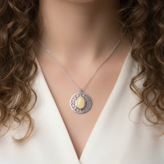 Pendentif en Opale Welo (PE1374-1)