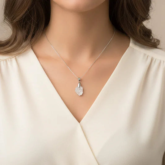 Pendentif en Quartz à âme brut (PE1928)