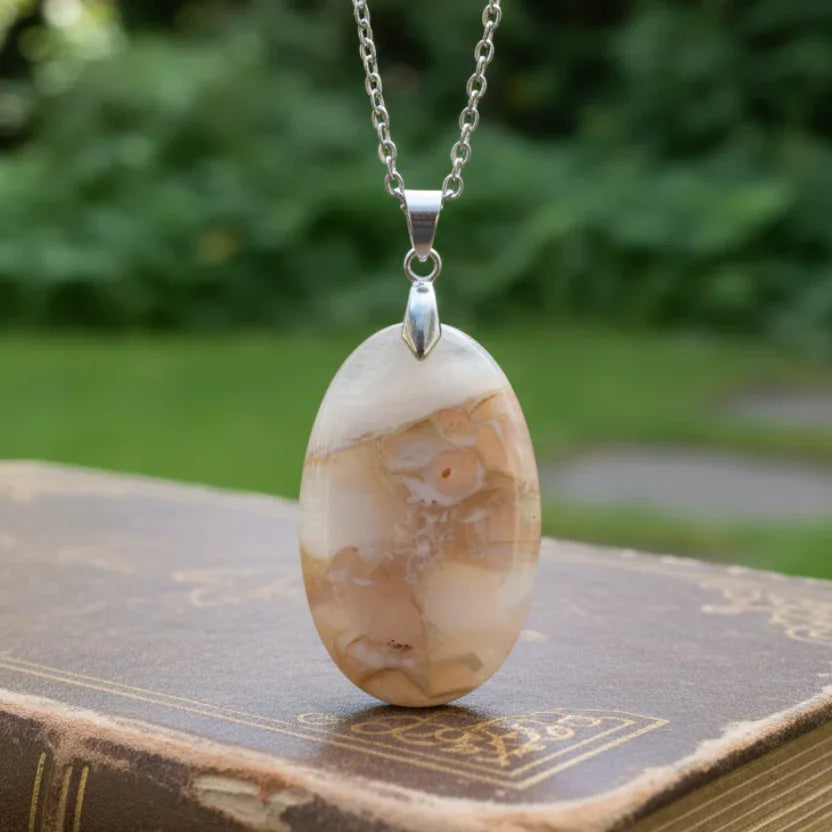 Pendentif en Quartz à inclusions (PE1160-3)