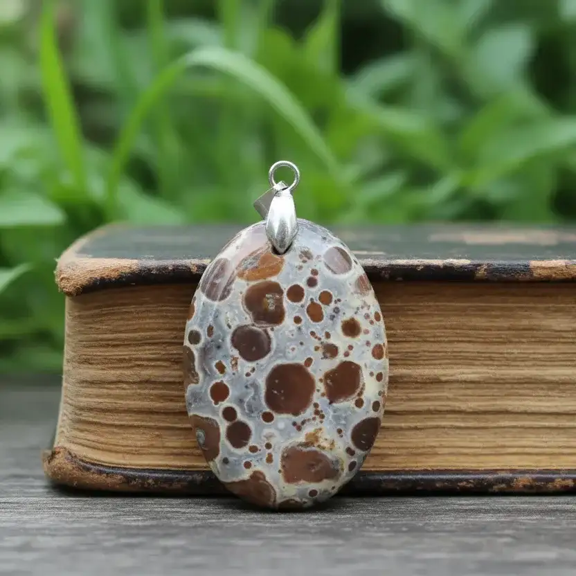 Pendentif en Rhyolite Astéroïde (PE1520)