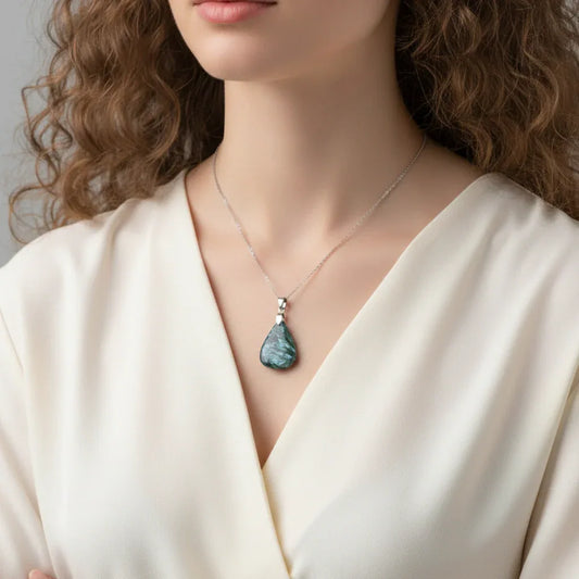 Pendentif en Séraphinite (PE1908-1)