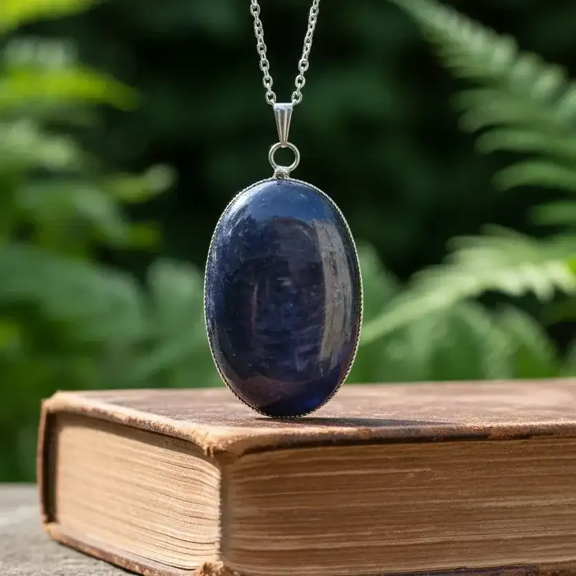 Pendentif en Obsidienne Manta Huichol (PE1877)