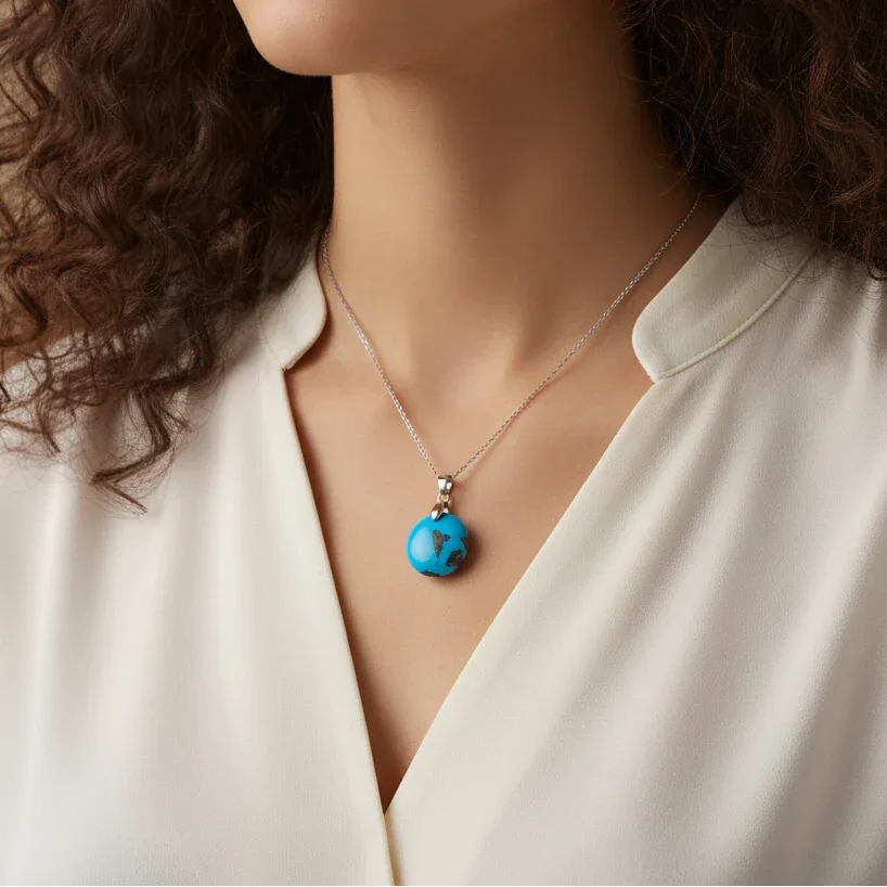 Pendentif en Turquoise (PE1816)