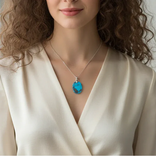 Pendentif en Turquoise (PE1819)