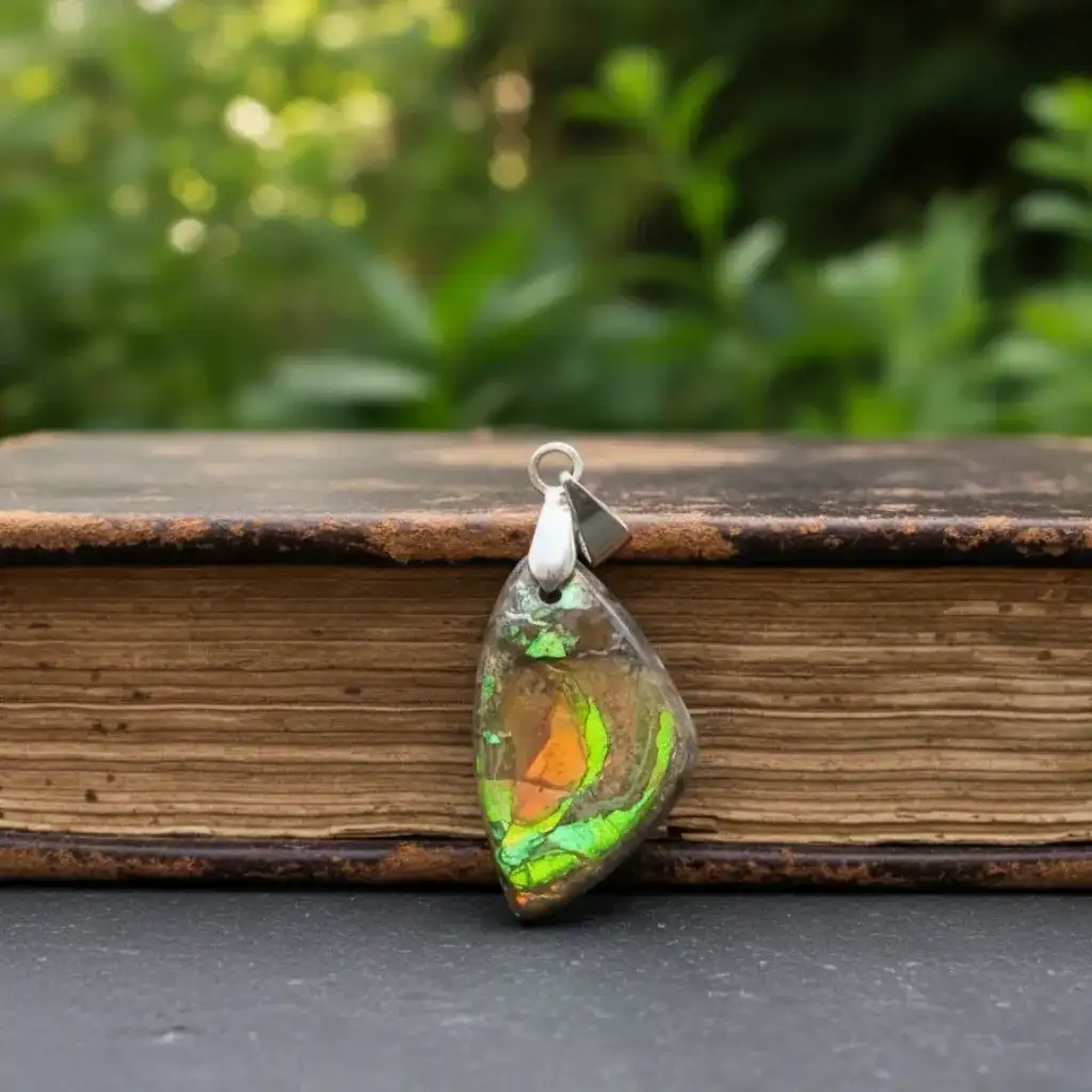 Pendentif en Ammolite (PE1909 - 1)