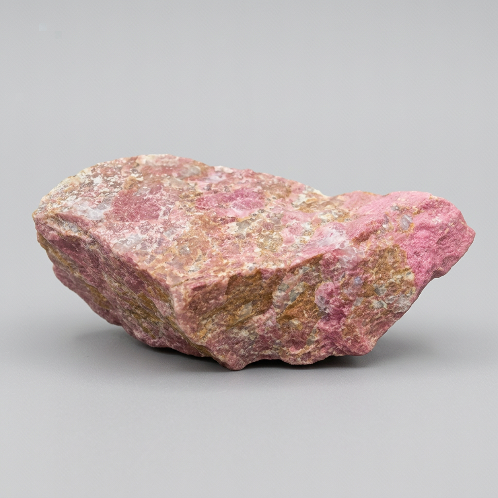 Thulite et Feldspath bruts 222g (MB394 - 1)
