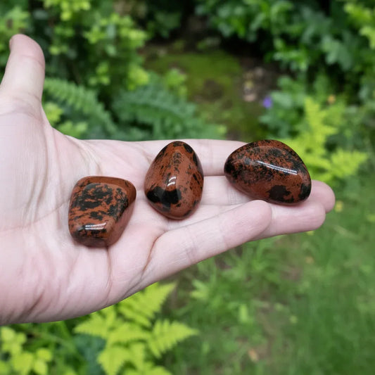 Obsidienne Acajou - Pierre roulée (PRGFL660)