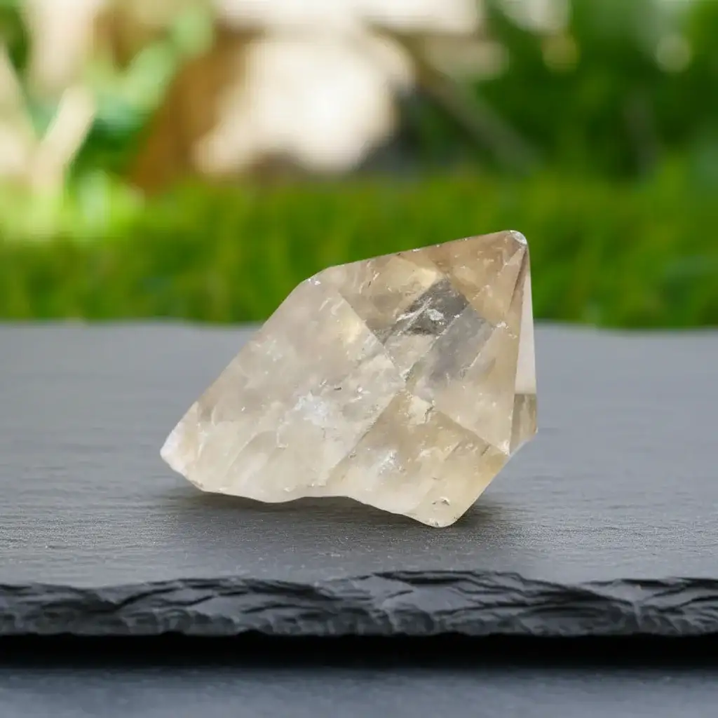 Pointe de Citrine brute naturelle 17g (MB522 - 10)