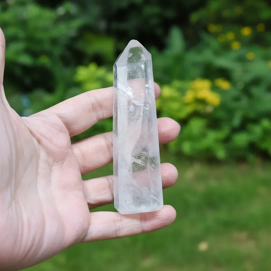 Pointe polie de Cristal de Roche 115g (PRGFL731)