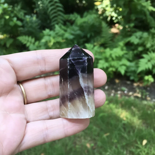 Pointe polie en Fluorite 62g (PRGFL315-15)