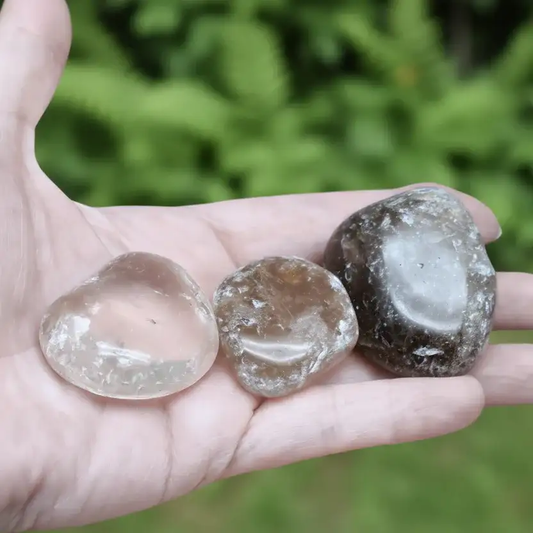 Quartz fumé - Pierre roulée (PRGFL446)