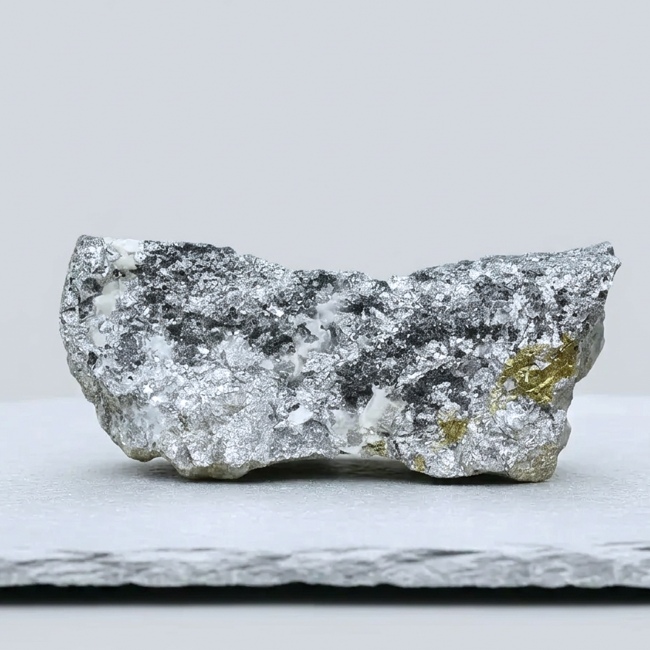 Skuttérudite, Calcite et Chalcopyrite brute 125g (MB189-2)