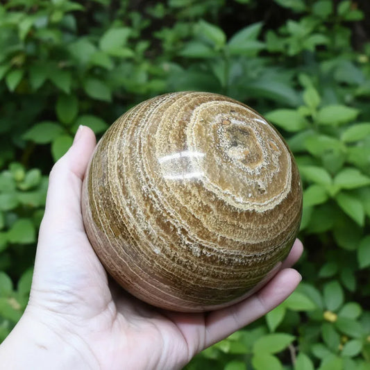 Sphère en Aragonite 1497g (PRGFL707-1)