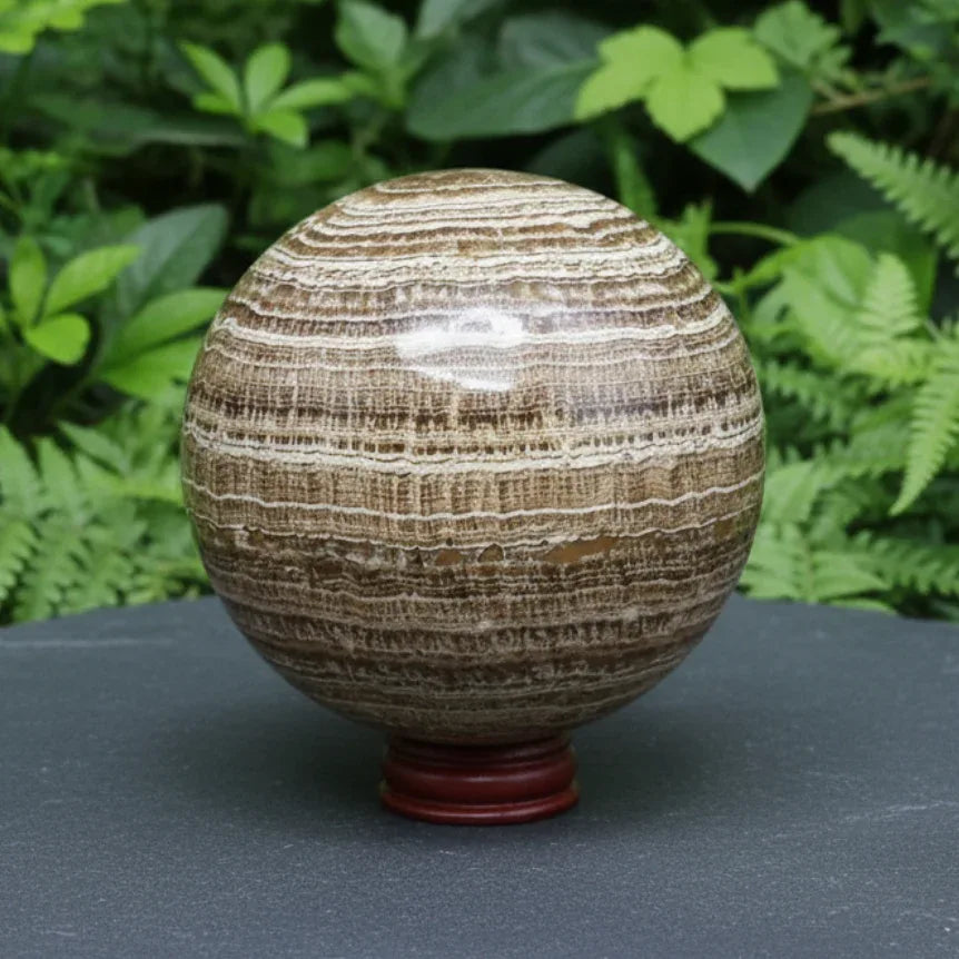 Sphère en Aragonite 1497g (PRGFL707-1)