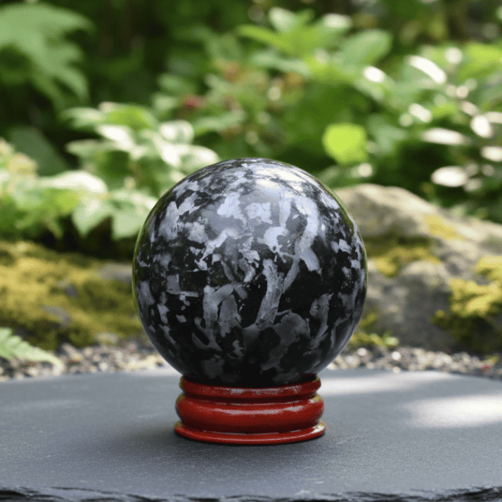Sphère en Gabbro 185g (PRGFL520 - 1)