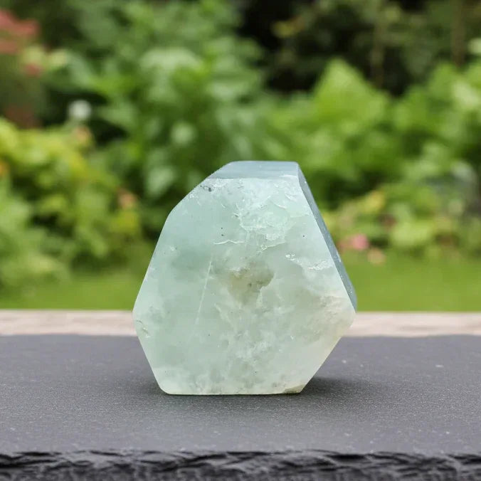 Aigue Marine polie suivant sa forme naturelle 18g (LAP10)