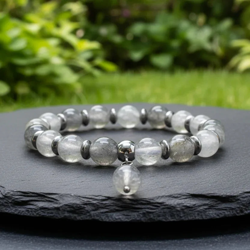 Bracelet en Quartz gris