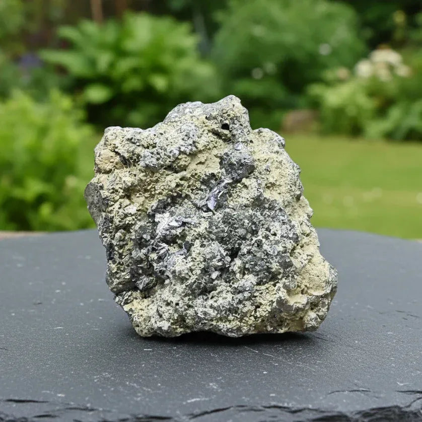 Galène, Chalcopyrite et Chlorite bruts 60g (MB480)