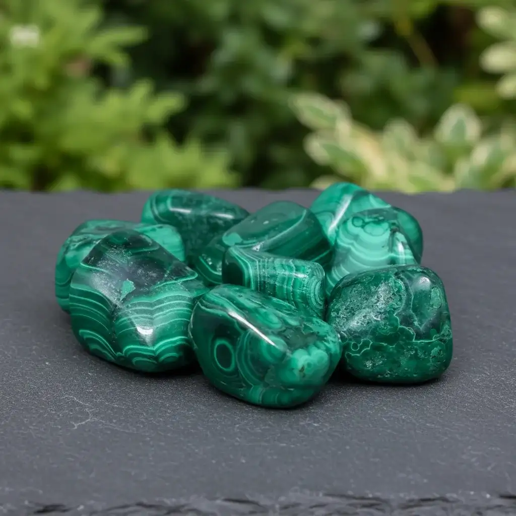 Malachite - Pierre roulée (PRGFL461)