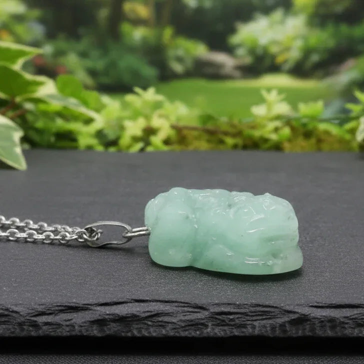 Pendentif PiXiu en Aventurine verte (PE2102) - ENAE Minéraux