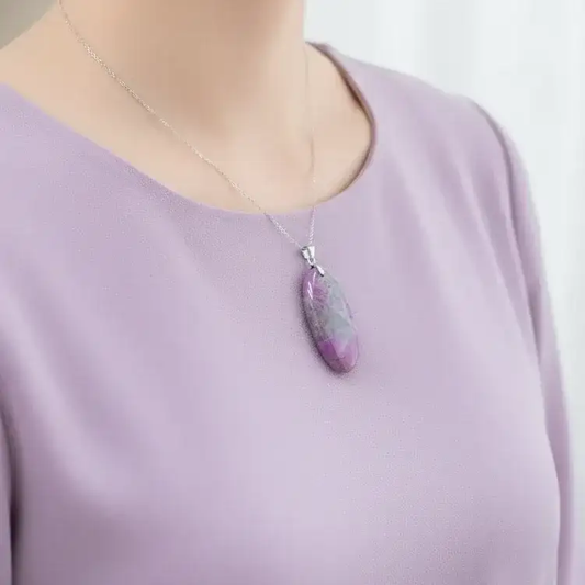 Pendentif en Rubis et Sillimanite (PE2085)