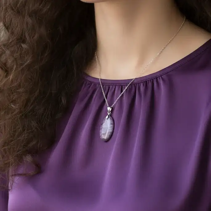 Pendentif en Sugilite (PE1395)