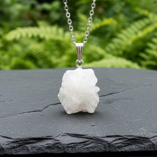 Pendentif en tranche d'Aragonite (PE2103)