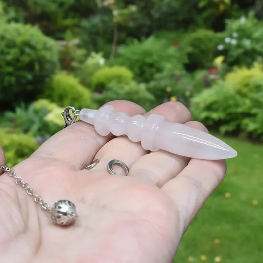 Pendule Thot en Quartz rose (PEND19)