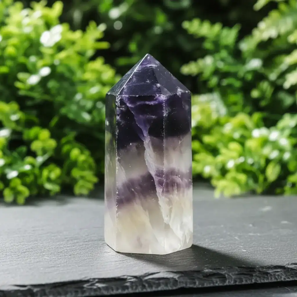 Pointe polie en Fluorite 62g (PRGFL315 - 15)