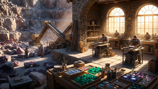 Du cœur de la Terre jusqu'à chez vous : le chemin d'une pierre polie