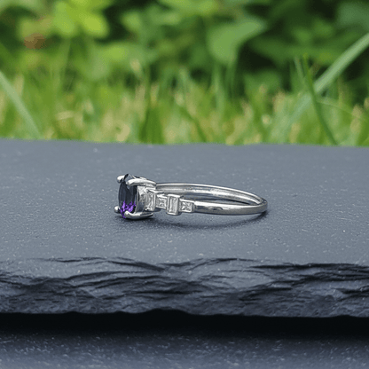 Bague en Améthyste et cuivre (BAG86)