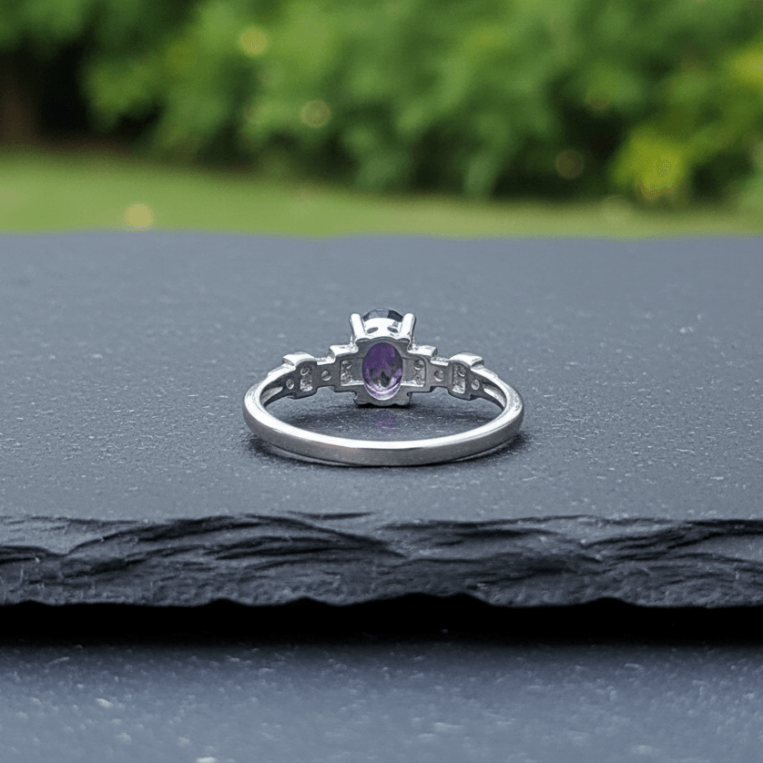 Bague en Améthyste et cuivre (BAG86)