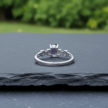 Bague en Améthyste et cuivre (BAG86)