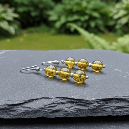 Boucles d'oreilles en Ambre (BO246)