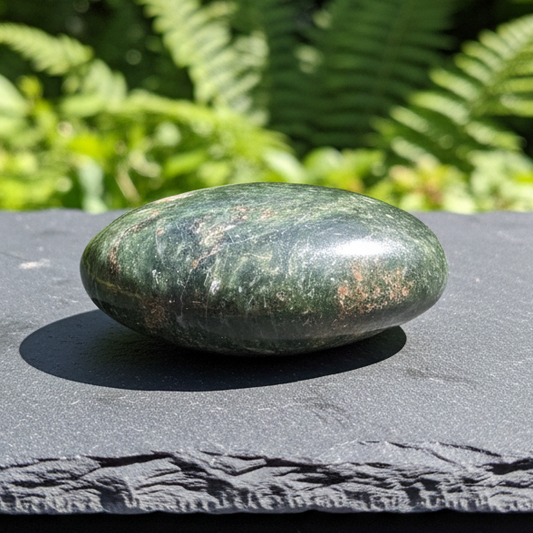 Galet en Chrysoprase 85g (PRGFL635 - 10)