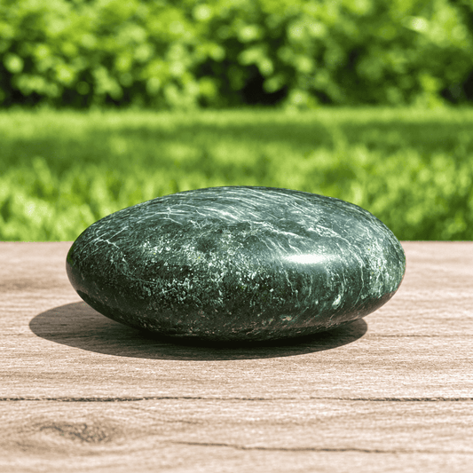 Galet en Chrysoprase 85g (PRGFL635 - 10)