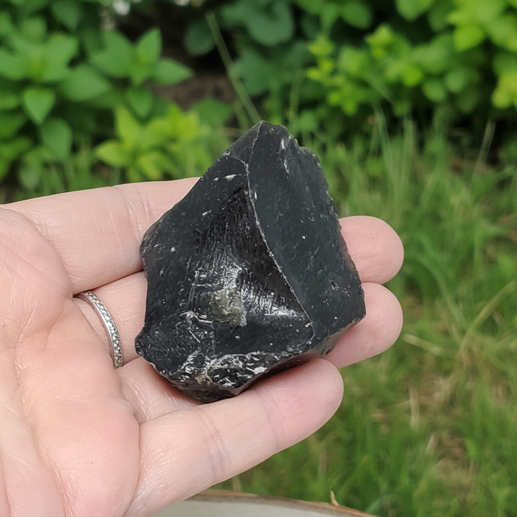 Obsidienne noire brute 58g (MB411-3)