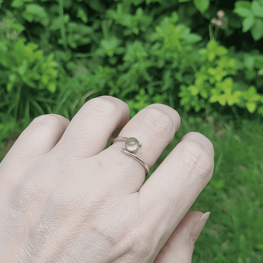 Bague réglable en Labradorite (BAG43 - 10)