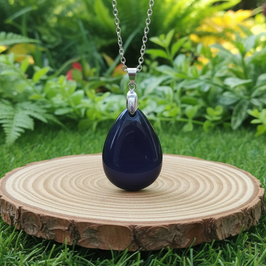 Pendentif biface en Obsidienne Œil Céleste (PE1020 - 9)